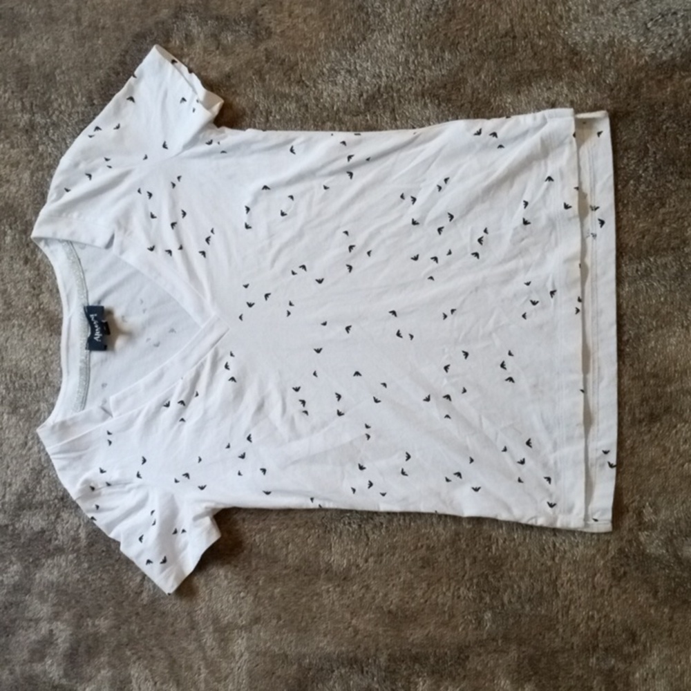 Armani Jeans repeating eagle print tee
